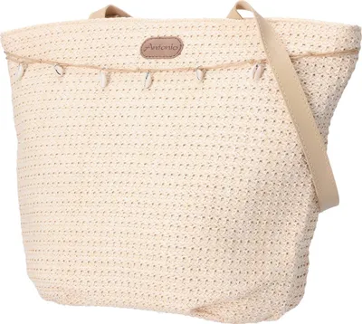 Produktbild von Antonio Damen Bast Tasche L beige