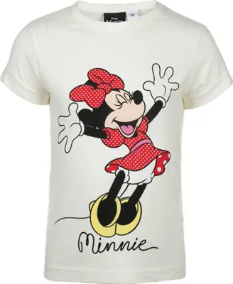 Produktbild von Minnie Mouse Mädchen Shorty Sommer Schlafanzug Pyjama, Farbe:Weiß, Größe:110-116