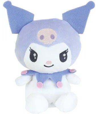 Image de Peluche Kawai Kuromi - JEMINI - HELLO KITTY - 13 cm
