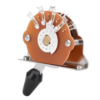 Imagen del producto de Selector de pastillas, selector de pastillas de 5 vías, selector de pastillas de 3 vías, interruptor de pastillas, selector de pastillas para guitarra eléctrica