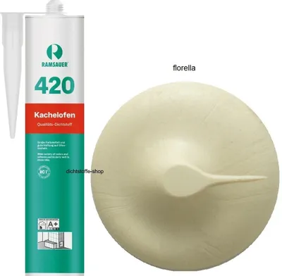Produktbild von Ramsauer 420 Kachelofen 1K Acryl Dichtstoff 310ml Kartusche florella