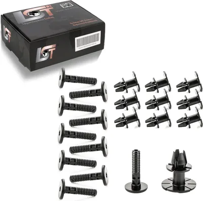 Produktbild von 10x Unterbodenverkleidung Befestigung Clips Stift mit Distanzclip Set für BMW