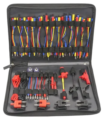 Obrázok produktu pre Sada testovacích káblov pre multimeter – 70-dielna sada – ploché konektory – pre testovanie automobilov a diagnostiku vozidiel