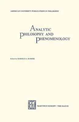 Produktbild von Analytic Philosophy and Phenomenology