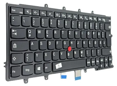 Produktbild von DEUTSCHE - Tastatur Keyboard mit Trackpoint kompatibel für LENOVO ThinkPad X250 (20CM004VGE)