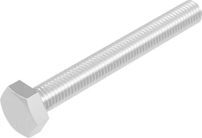 Produktbild von SECCARO Sechskantschraube M6 x 50 mm, Edelstahl V2A VA A2, DIN 933 / ISO 4017, Außensechskant, 20 Stück