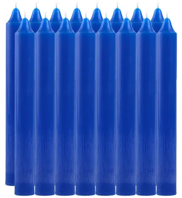 Imagen del producto de Velas cilíndricas de parafina, 16 unidades, de 17,5 cm de altura, para decoración