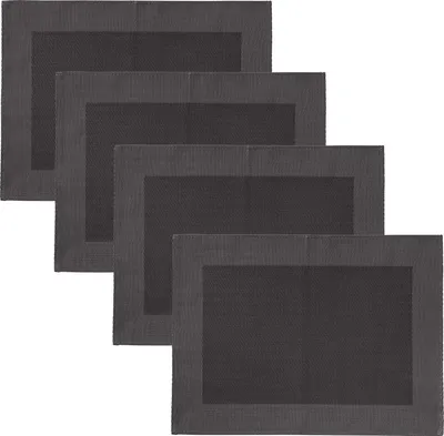 Produktbild von Erwin Müller Tischset Lissabon" 4er-Pack grau 33x45 cm"