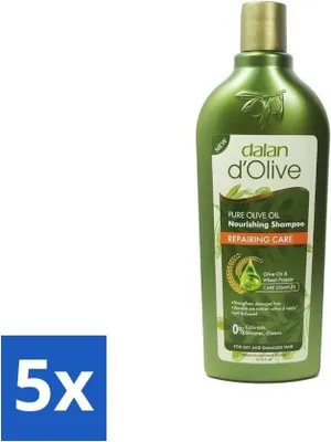 Obrázek produktu pro Dalan d'Olive - Šampon - Pro suché a poškozené vlasy - 400 ml - Cenově výhodné balení - 5 kusů