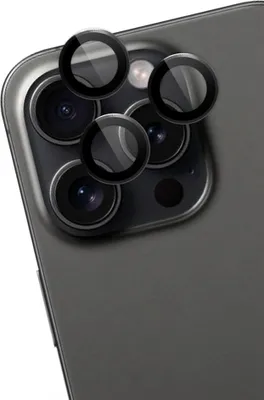Image de imoshion 2 Pack Camera lens protector voor de Apple iPhone 15 Pro / 15 Pro Max - Black Titanium
