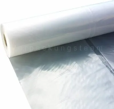 Produktbild von 1x Flachfolie transparent 2000 mm x  50 lfm 150 my