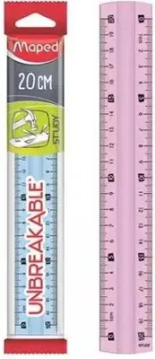 Obrázek produktu pro Maped Study nerozbitné pravítko 20 cm, různé barvy