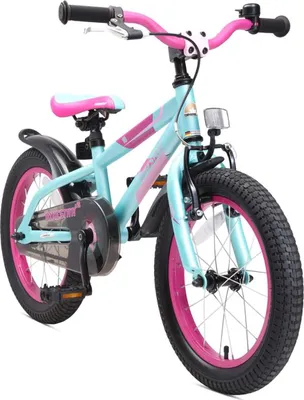 Produktbild von Bikestar Mountain Kinderfahrrad 16 Zoll - Berry Türkis