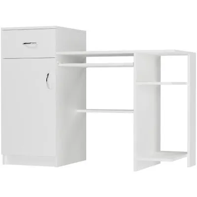 Obrázek produktu pro Psací stůl počítačový 120cm zásuvka skříňka FRAMIRE N-8 bílá