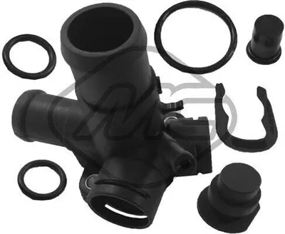 Produktbild von Metalcaucho 03527 Kühlmittelflansch für VW Transporter IV Bus (70B, 70C, 7DB, 7DK, 70J, 70K, 7DC, 7DJ) Wasserflansch