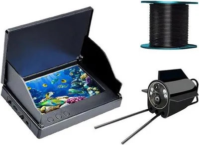 Obrázek produktu pro Podvodní kamera s Fishfinderem - 5 palců displeje IPS - infračervené noční vidění - QuickShopping