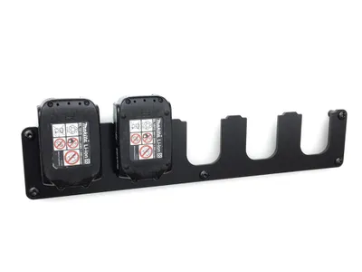 Produktbild von Wandhalterung für Makita Akku 14,4V und 18V Halter Wandhalter 5-Fach 5Ah 4Ah 3Ah