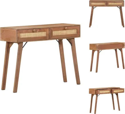 Produktbild von vidaXL Konsolentisch 100x35x76 cm Mango Massivholz -  Beistelltische
