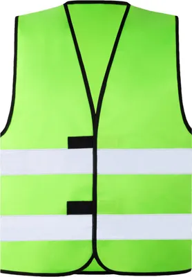 Produktbild von Korntex Warnweste Wolfsburg neon grün Gr. XL