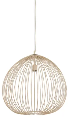 Zdjęcie produktu dla Light & Living - lampa wisząca - Rilana - beżowy - metal - lampa druciana - E27 - 2962113