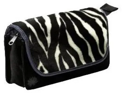 Zdjęcie produktu dla Torba toaletowa Nici zebra - wielokolorowa torba toaletowa dla dzieci z wzorem zebry
