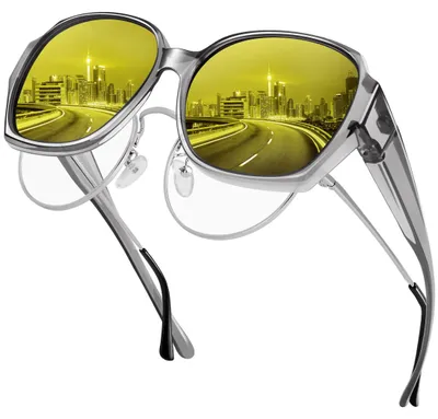 Produktbild von URUMQI Nachtsichtbrille für Autofahrer Damen Polarisierte Nachtbrille zum Autofa