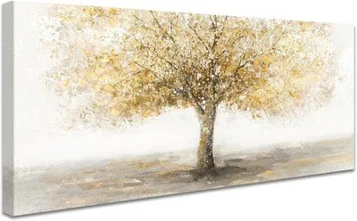 Produktbild von Famanu Wandbild Lebensbaum auf Leinwand - 50 x 120 cm