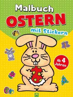 Produktbild von Malbuch Ostern mit Stickern