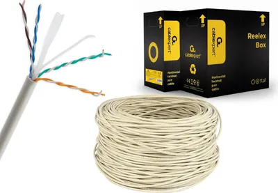 Obrázok produktu pre gembird CAT6 UTP LAN-Kabel (Premium CCA), mass., Eca, 305 m