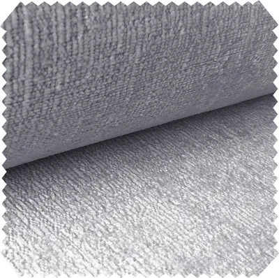 Produktbild von novely® PERU Weicher Polsterstoff Möbelstoff Bezugsstoff Chenille-Stoff | Meterware | 1 lfm - Farbe: 80 Hellgrau