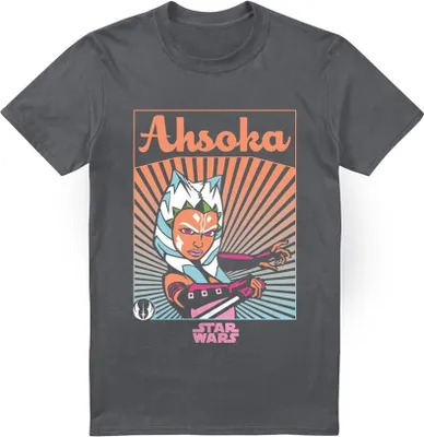 Imagen del producto de Camiseta para hombre Ahsoka, modelo TV4861 (talla XXL), color carbón