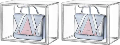 Produktbild von Famanu Schuhboxen transparent, stapelbar - 2er Set