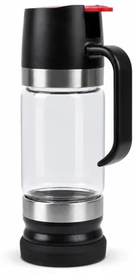 Produktbild von Honigdosierer Küche, auslaufsicherer Honigspender 350 ml mit Glasbehälter, praktischer Sirupspender für Frühstück, Tee und Kaffee
