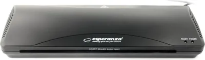 Zdjęcie produktu dla Esperanza EFL003, 3,33 m, Laminator na zimno/gorąco, 5 min, 250 mm/min, 0,6 mm, A4