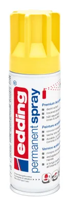 Produktbild von Edding Permanent Spray, 200 ml, Gelb, Matte, Sprühdose