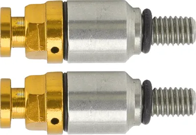 Obrázek produktu pro 2ks M5x0.8 hliníkové slitiny vidlice odvzdušňovací ventil pro CRF150R CR125R CR250R CRF250R žlutý