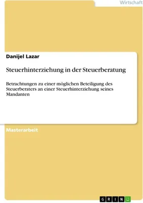 Produktbild von Steuerhinterziehung in der Steuerberatung