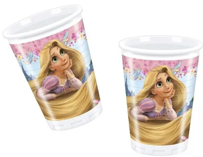 Produktbild von Disney Rapunzel Plastikbecher 200 ml