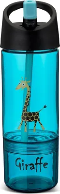 Produktbild von Kinderflasche 2 in 1 0,3 + 0,15L Türkis