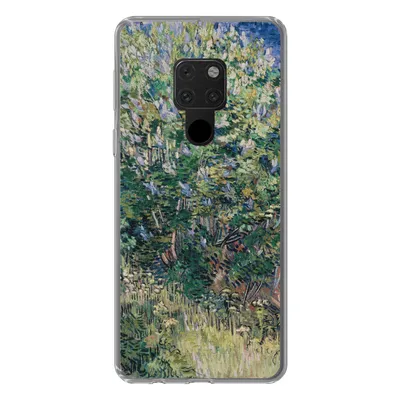 Produktbild von MuchoWow® Handyhülle Schutzhülle Hülle für Huawei P40 Lite Fliederbusch - Vincent van Gogh Silikon Softcase Handy Hülle - Handy