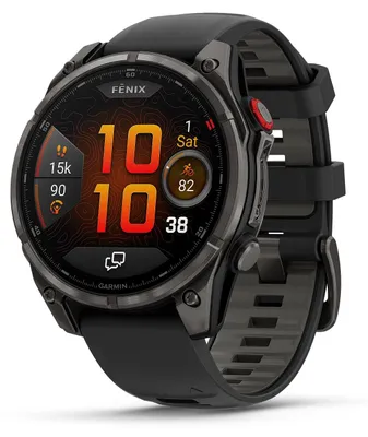 Produktbild von Garmin fēnix 8 Pro, 3,56 cm (1.4"), AMOLED, Touchscreen, 32 GB, GPS, 77 g