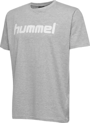 Produktbild von hummel Uni Kinder Hmlgo Kids Baumwolle Logo T-Shirts - 203514, Farbe:Grau, Textil:152