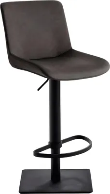 Produktbild von Bar-/Tresenhocker 1287 Gestell schwarz Sitzschale schlamm
