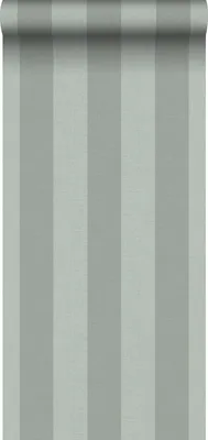 Produktbild von Sanders & Sanders Tapete Streifen Graugrün - 640422 - 53 cm x 10 m
