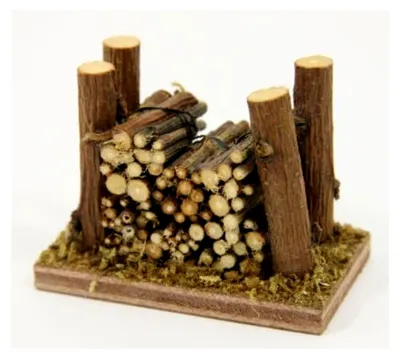 Produktbild von Krippenzubehör, Holzbündelstoß, Höhe 5 cm