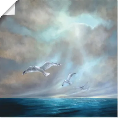 Produktbild von ARTland Poster Frei sein Größe: 100x100 cm