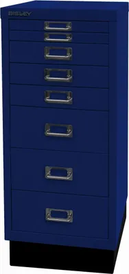Produktbild von BISLEY MultiDrawer™ L298S Schubladenschrank oxfordblau 8 Schubladen 27,8 x 38,0 x 67,0 cm