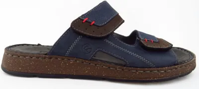 Produktbild von Rohde Nubuk Herren Pantolette in Blau, Größe 44