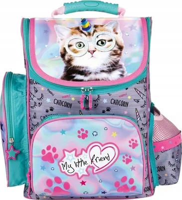 Immagine prodotto di Zaino scolastico MLF Gatto Unicorno St. Majewski Gattino con gatto