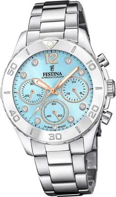 Produktbild von Festina Damen Uhr Casual Edelstahl Armbanduhr silber D2UF20603/4